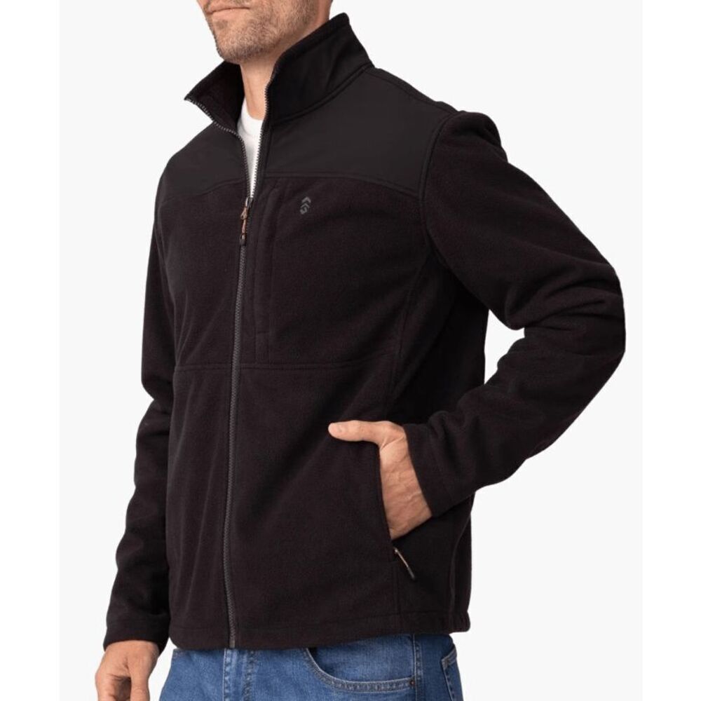 Free Country Men's Free Flex Soft-Shell Jacket Black L